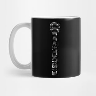 Trippy Guitar Abstract Mug